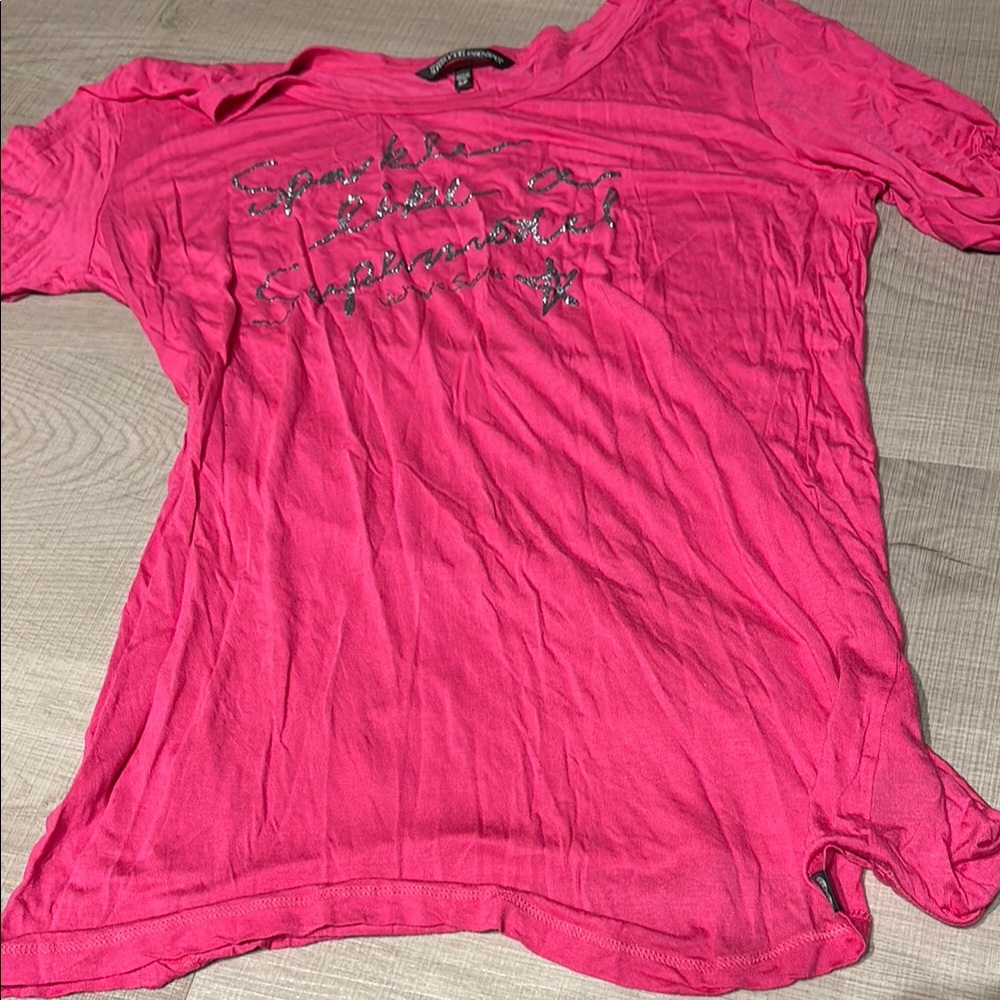 Pink Graphic Women's Top